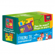 Гра настільна Знайди пару Хто де живе